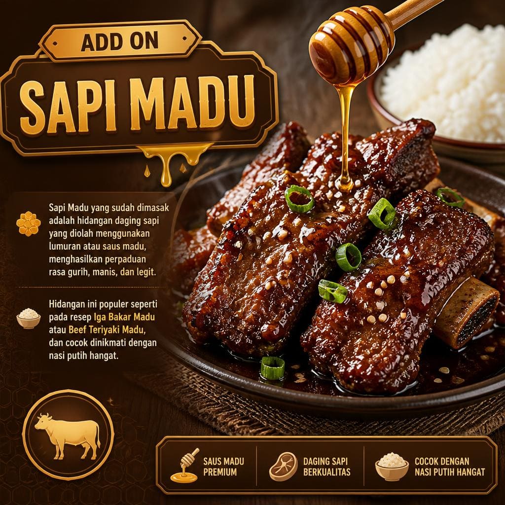 Sapi Madu dari kategori add on Gopek House